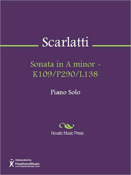 Sonata in A minor - K109/P290/L138