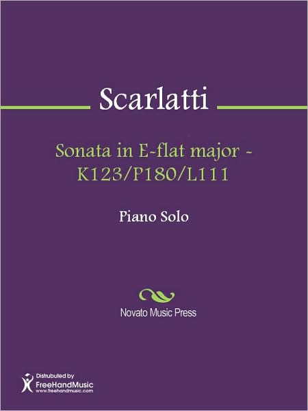 Sonata in E-flat major - K123/P180/L111