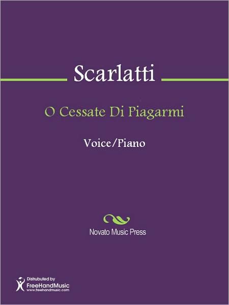 O Cessate Di Piagarmi