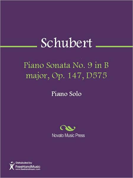 Piano Sonata No. 9 in B major, Op. 147, D575