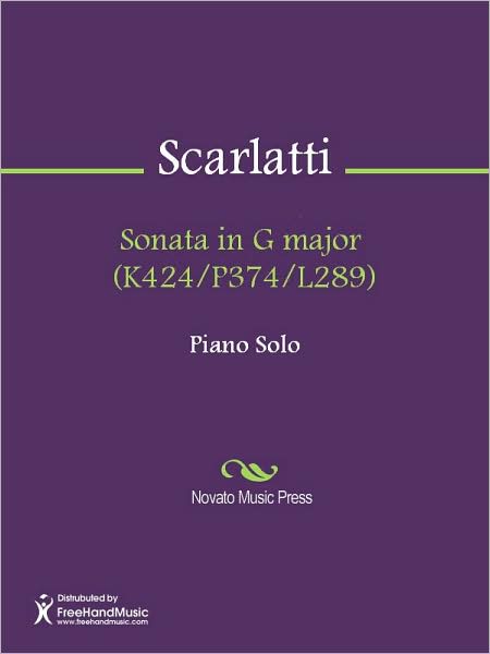 Sonata in G major (K424/P374/L289)