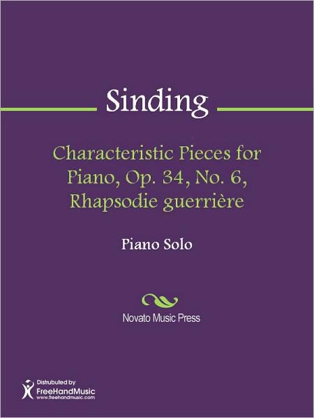 Characteristic Pieces for Piano, Op. 34, No. 6, Rhapsodie guerriere