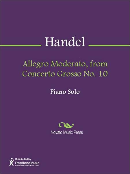 Allegro Moderato, from Concerto Grosso No. 10