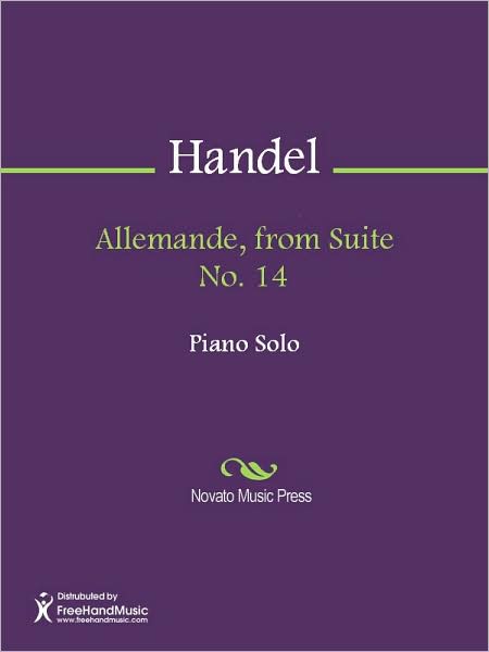 Allemande, from Suite No. 14
