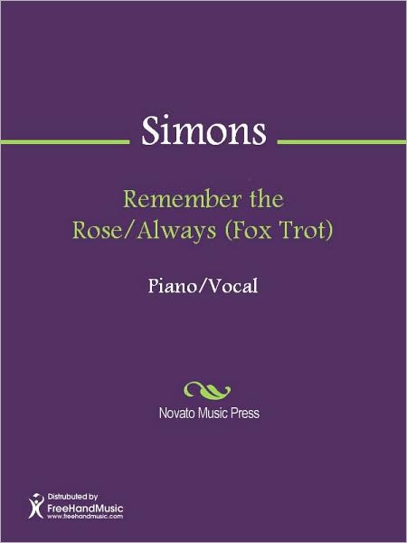 Remember the Rose/Always (Fox Trot)