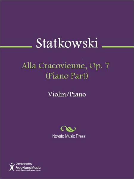Alla Cracovienne, Op. 7 (Piano Part)