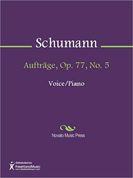 Auftrage, Op. 77, No. 5