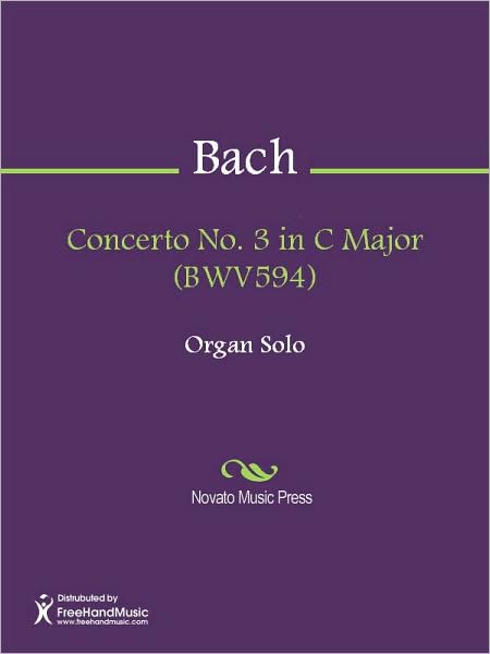 Concerto No. 3 in C Major (BWV594)