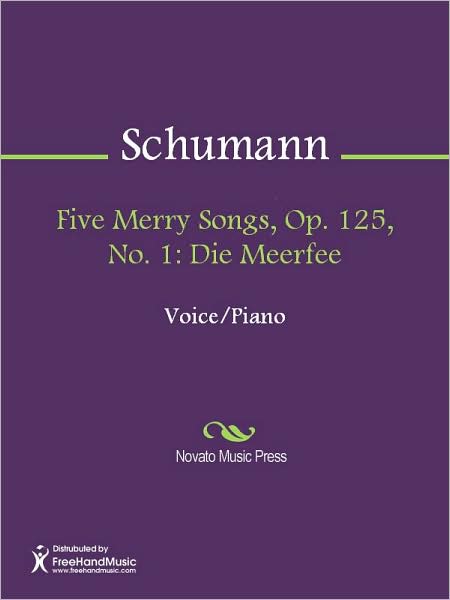 Five Merry Songs, Op. 125, No. 1: Die Meerfee