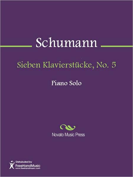 Sieben Klavierstucke, No. 5