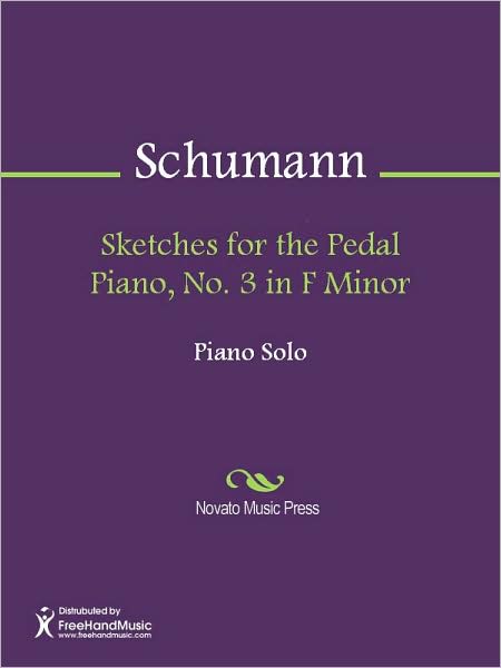 Sketches for the Pedal Piano, No. 3 in F Minor