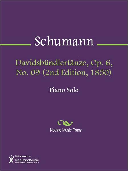 Davidsbundlertanze, Op. 6, No. 09 (2nd Edition, 1850)