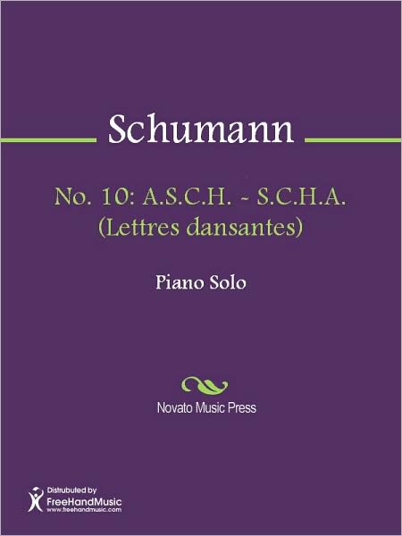 No. 10: A.S.C.H. - S.C.H.A. (Lettres dansantes)