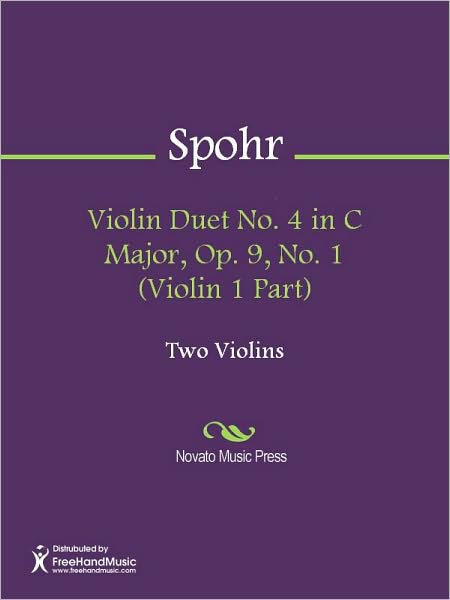 Violin Duet No. 4 in C Major, Op. 9, No. 1 (Violin 1 Part)