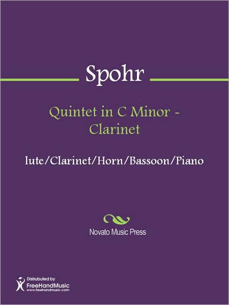 Quintet in C Minor - Clarinet