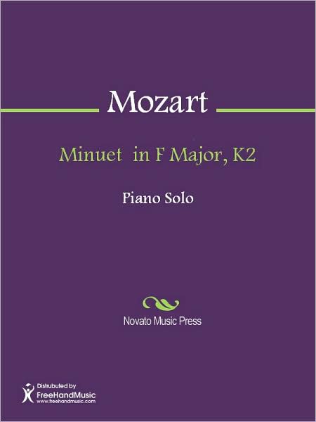 Minuet in F Major, K2