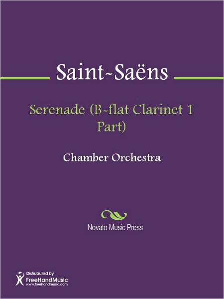 Serenade (B-flat Clarinet 1 Part)