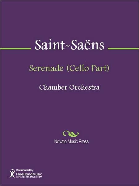 Serenade (Cello Part)