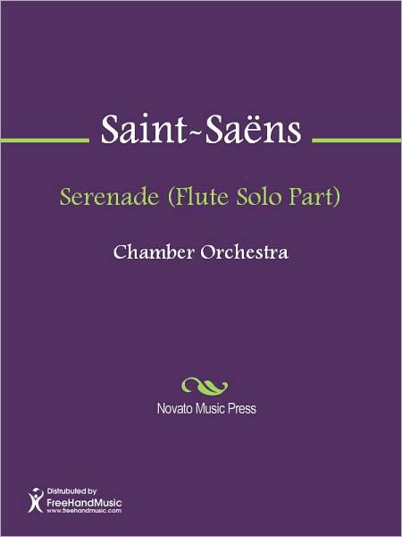 Serenade (Flute Solo Part)