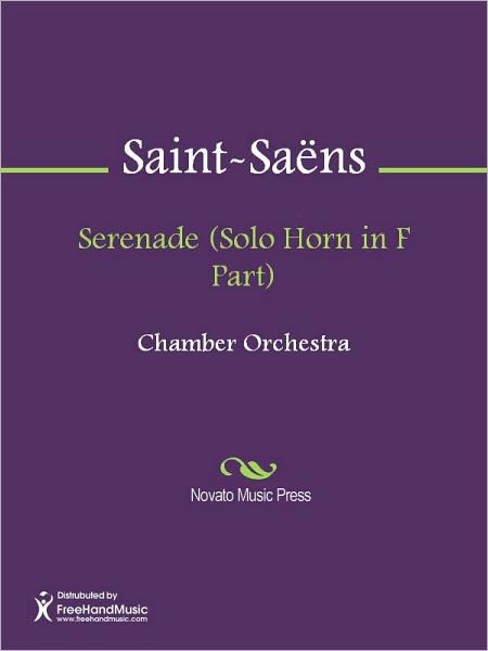 Serenade (Solo Horn in F Part)