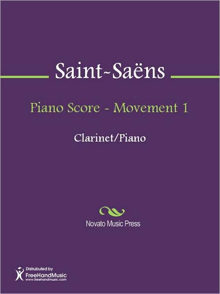 Piano Score - Movement 1
