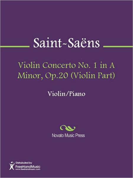 Violin Concerto No. 1 in A Minor, Op.20 (Violin Part)