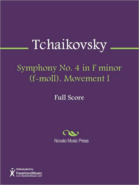 Symphony No. 4 in F minor (f-moll). Movement I