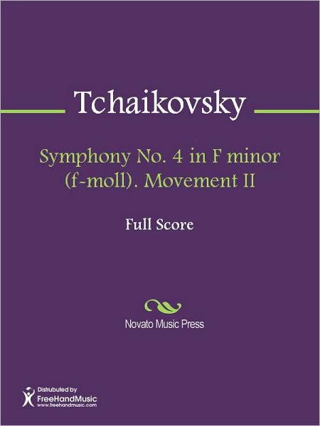 Symphony No. 4 in F minor (f-moll). Movement II