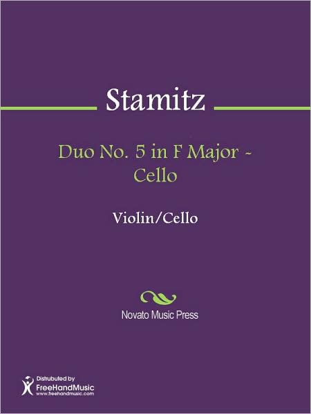 Duo No. 5 in F Major - Cello
