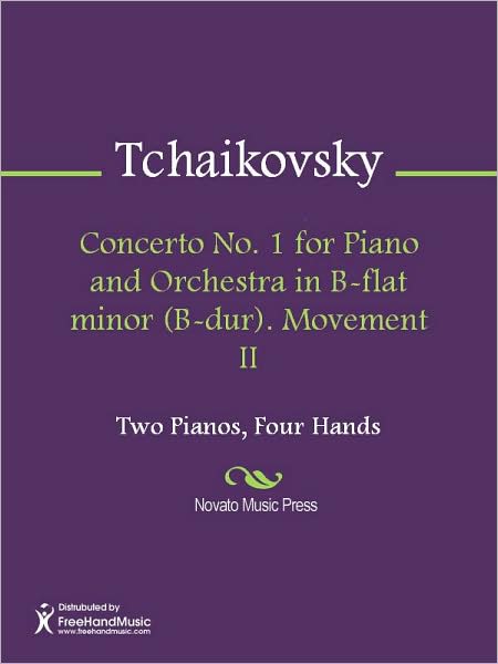 Concerto No. 1 for Piano and Orchestra in B-flat minor (B-dur). Movement II
