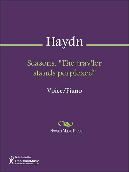 Seasons, "The trav'ler stands perplexed"