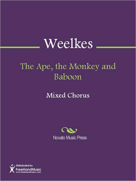 The Ape, the Monkey and Baboon