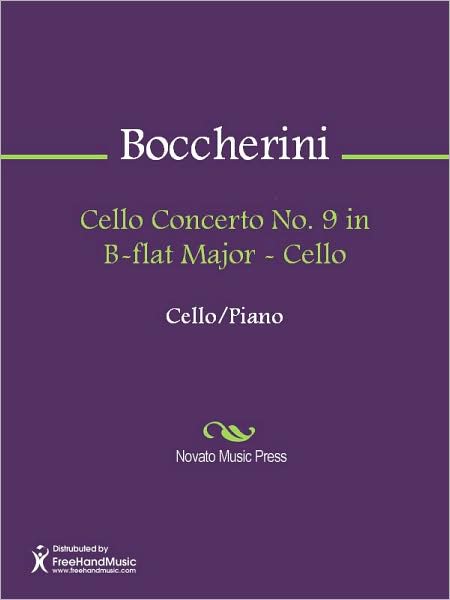Cello Concerto No. 9 in B-flat Major - Cello