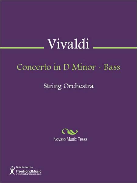 Concerto in D Minor - Bass