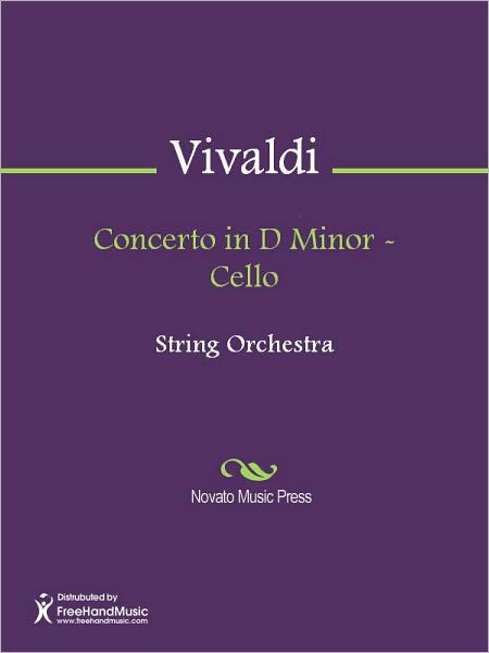 Concerto in D Minor - Cello