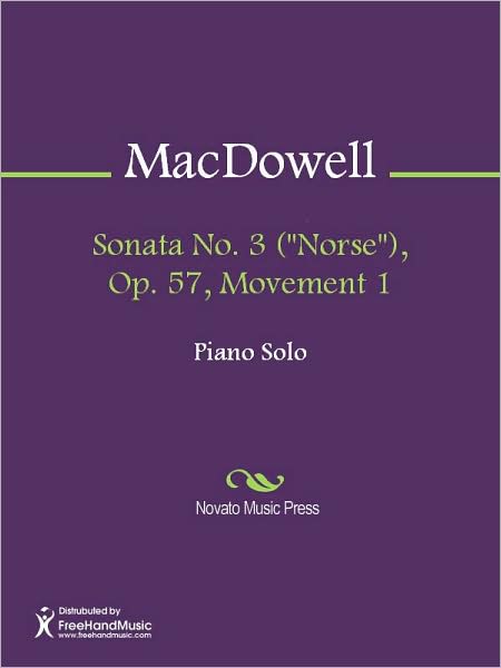 Sonata No. 3 ("Norse"), Op. 57, Movement 1