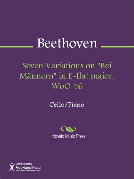 Seven Variations on "Bei Mannern" in E-flat major, WoO 46