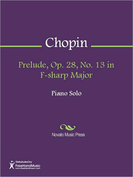 Prelude, Op. 28, No. 13 in F-sharp Major