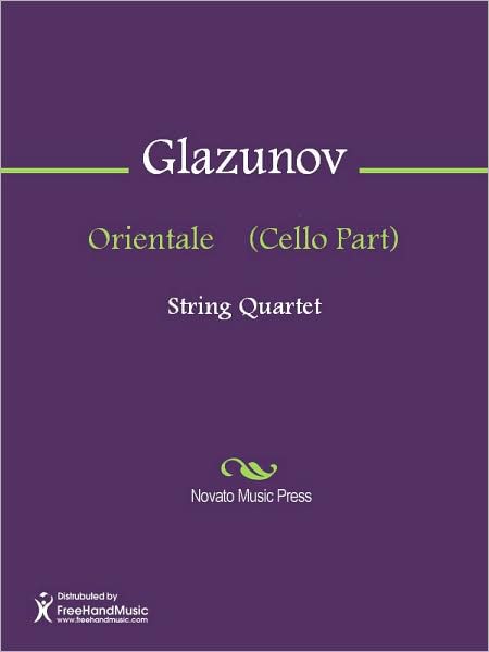 Orientale (Cello Part)