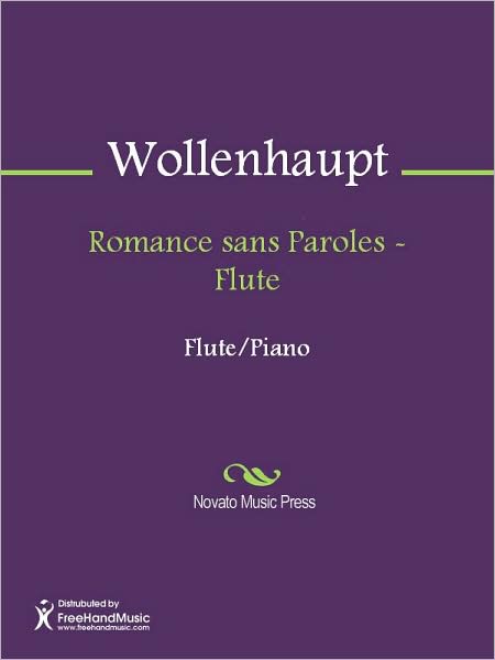 Romance sans Paroles - Flute