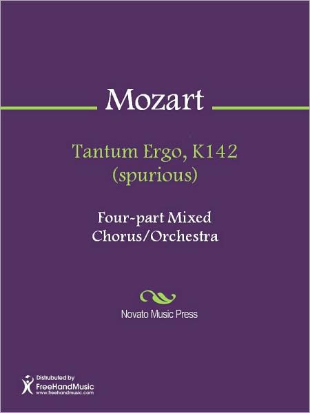 Tantum Ergo, K142 (spurious)