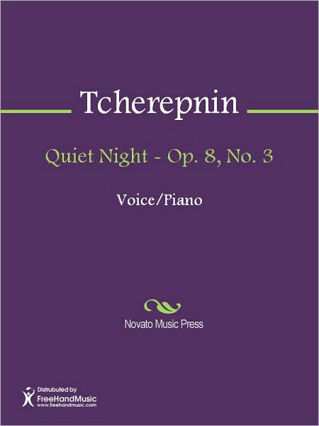 Quiet Night - Op. 8, No. 3