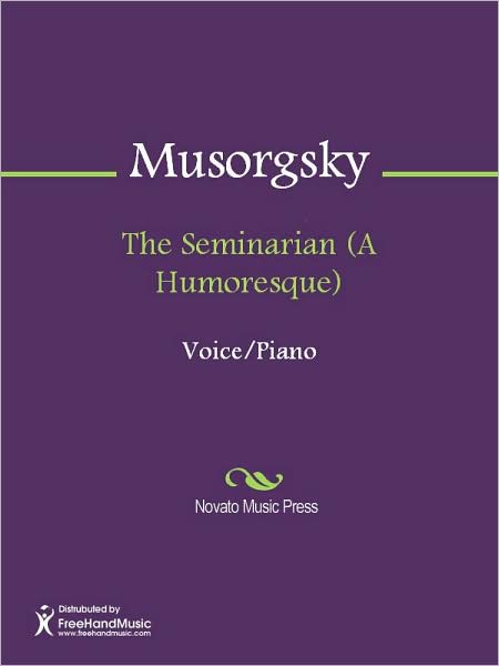 The Seminarian (A Humoresque)