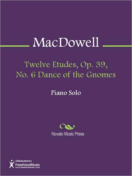 Twelve Etudes, Op. 39, No. 6 Dance of the Gnomes