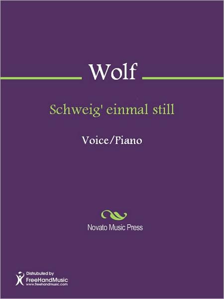 Schweig' einmal still