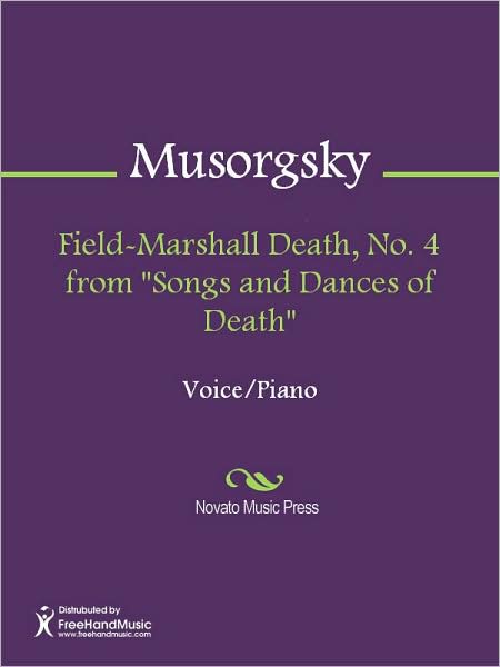 Field-Marshall Death, No. 4 from "Songs and Dances of Death"