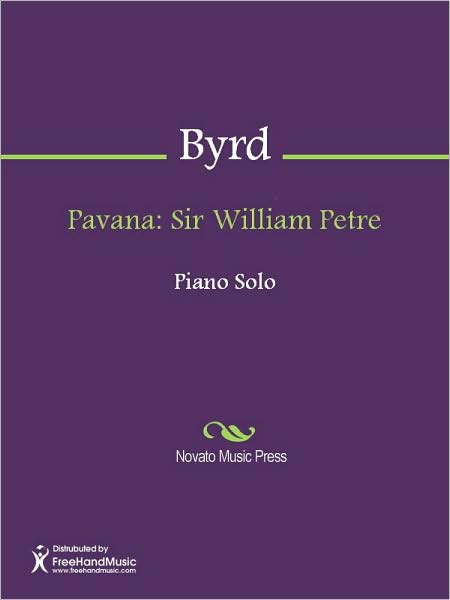 Pavana: Sir William Petre
