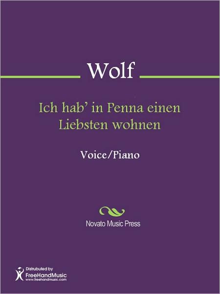 Ich hab' in Penna einen Liebsten wohnen