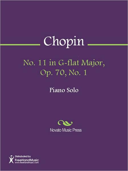No. 11 in G-flat Major, Op. 70, No. 1