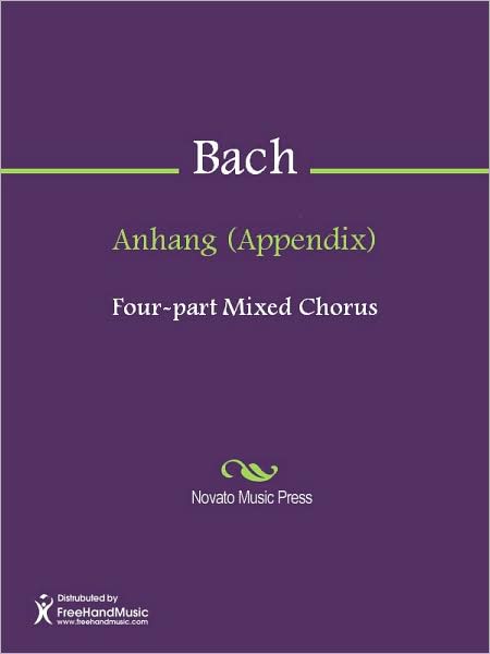 Anhang (Appendix)